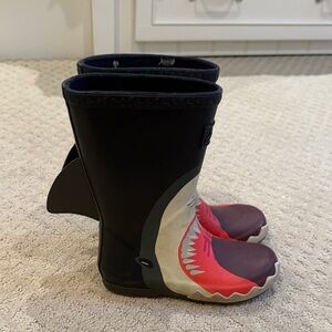 Joules Kids Shark Rain Boots, Size 12 Toddler